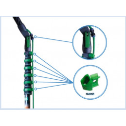 Clip passage flexible extérieur nLite UNGER Lot de 6