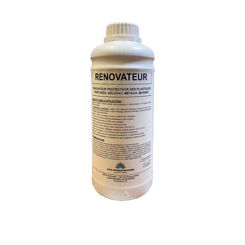 Rénovateur protecteur des plastiques, peintures, gelcoat, métaux 1L