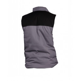 Gilet GUSTAV ss manche matelassé Typhon Gris-Noir PBV