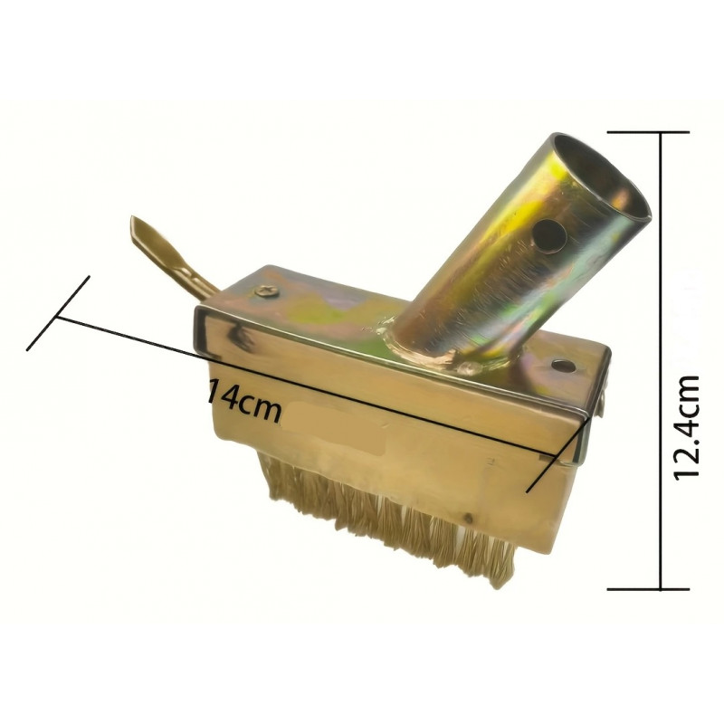 Brosse fil d'acier pour désherbage manuel des joints de dalles
