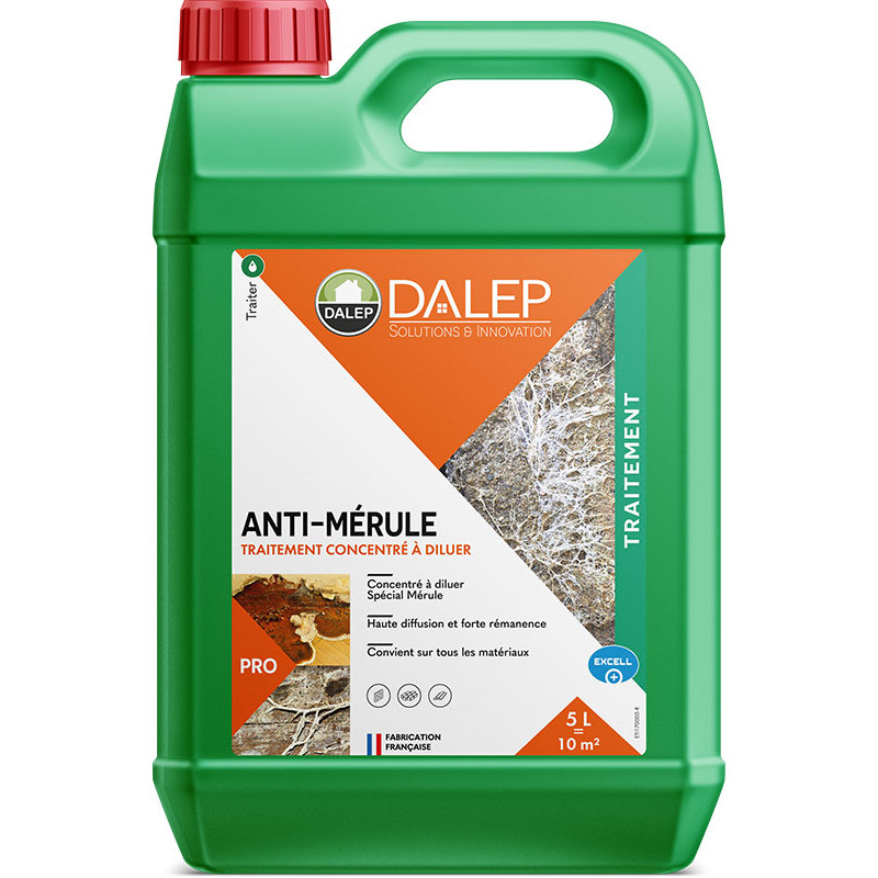 Anti mérule Traitement concentré DALEP 5L