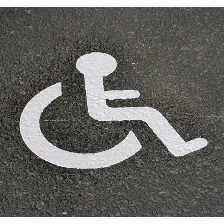 Sigle Handicapé 1200mmx1000mm Blanc CITY S3 Préfabriquée
