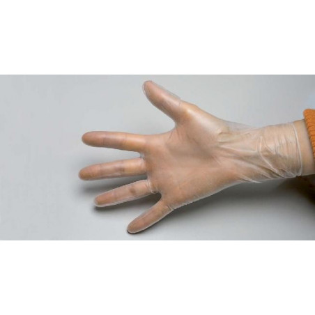 Gant d'examen jetable en vinyle poudré Lot de 100