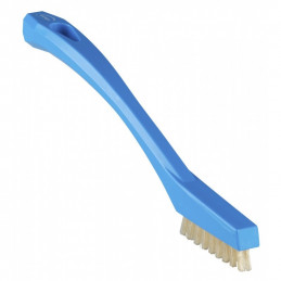 Mini-brosse avec fibres résistantes à la chaleur 205 mm Très dur Bleu VIKAN