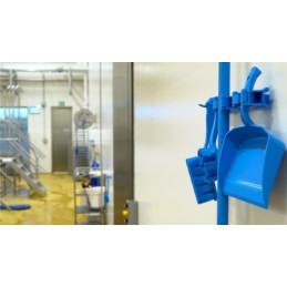 Support Mural Hygiénique Hi-Flex 420 mm Bleu