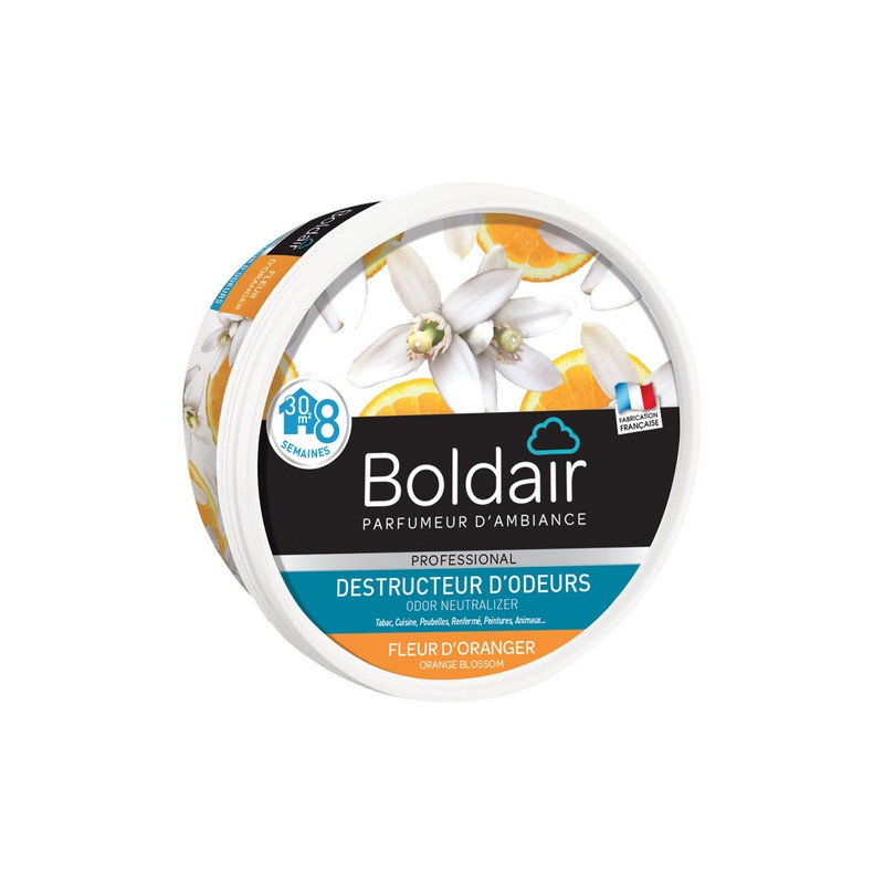 Gel destructeur d'odeurs fleur d'oranger 300g BOLDAIR