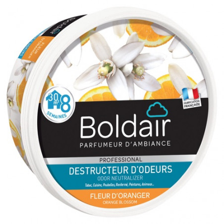 Gel destructeur d'odeurs fleur d'oranger 300g BOLDAIR