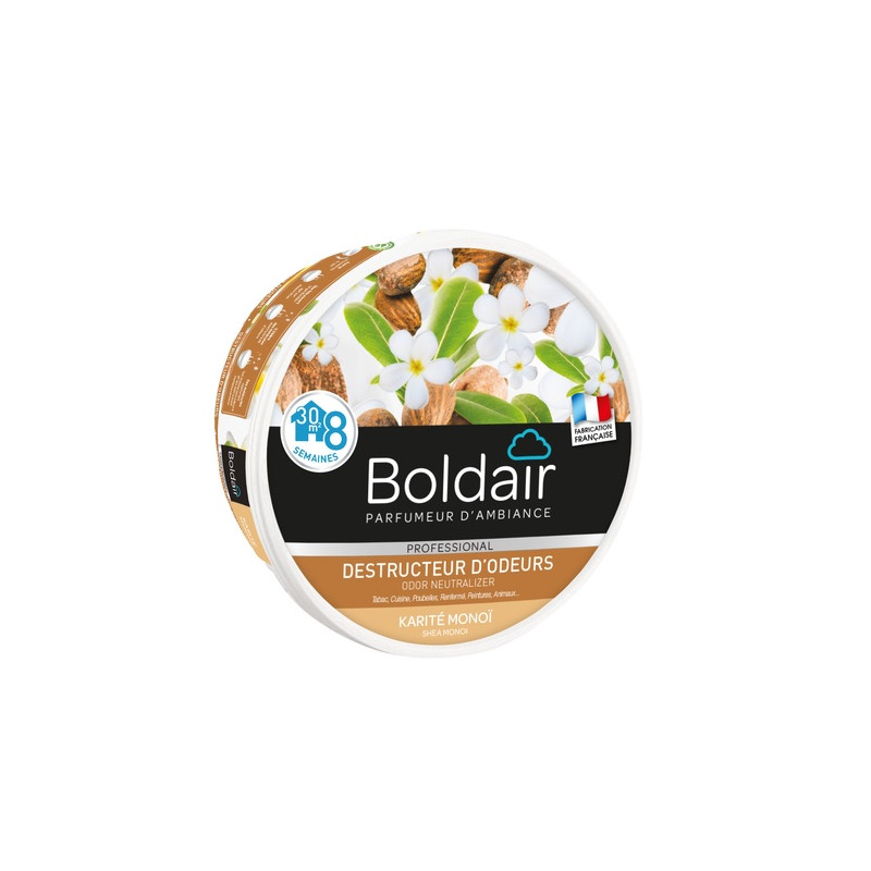 Gel destructeur d'odeurs karité monoï 300g BOLDAIR
