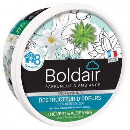 Gel destructeur d'odeurs thé vert aloe vera 300g BOLDAIR