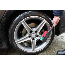 Brosse à manche long 420 mm Souple/fleuré VIKAN