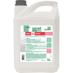 Détergent Surodorant Bactéricide SENET 3D Fraise 5L