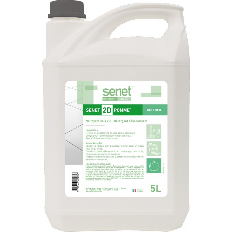 Détergent Surodorant SENET 2D Pomme 5L