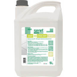 Détergent Surodorant Bactéricide SENET 3D Citron vert 5L
