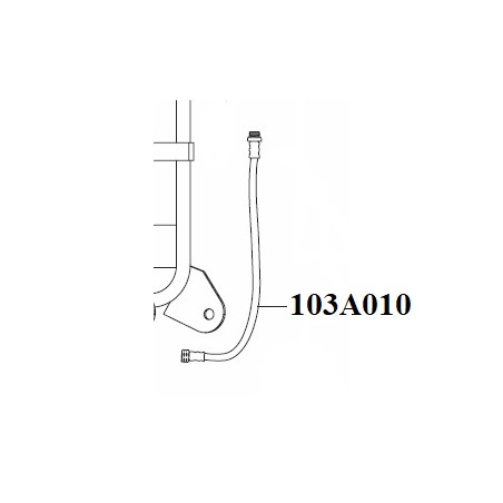 Flexible raccordement enrouleur pour Pulvérisateur Gladiator