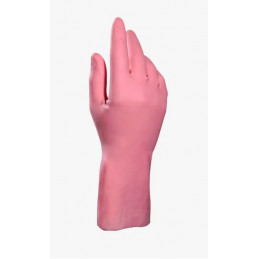 Gants d'examen jetables nitrile non poudré rose Lot de 100