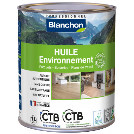 Huile Environnement Biosourcée Bois Naturel 5L BLANCHON