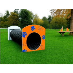 Le tunnel pour parc canin