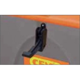 Grenouillère de fermeture coffre à sel PE mobile 75L