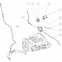 Câble commande soupape...