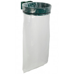 Support sac poubelle mural Ecollecto Essentiel vert mousse sans couvercle 110 L ROSSIGNOL