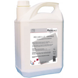 Savon mécanicien mécabille orange  microbilles haut de gamme parfum fraîcheur 5L KEMNET