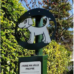 Haut de mât 34x30cm Laser