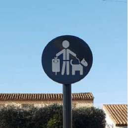 Haut de mât 34x30cm Ovale