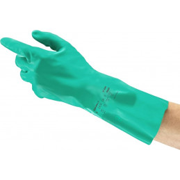 Gants nitrile résistants aux produits chimiques Vert