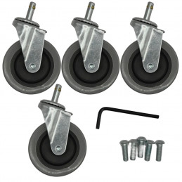 Kit 4 roulettes diamètre 100mm NUMATIC