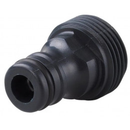 Raccord pour tuyau d'arrosage 3/4 (20/27) en plastique mâle vert