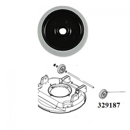 Roue plateau Diam100mm pour Laveuse TTB 40/45 NUMATIC