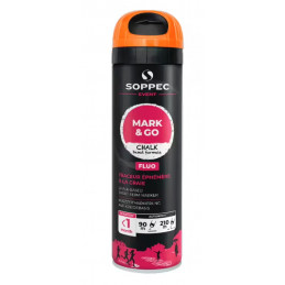 Traceur MARK & GO Éphémère orange fluo 500 ml SOPPEC