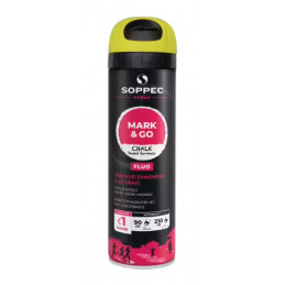 Traceur MARK & GO Éphémère jaune fluo 500 ml SOPPEC