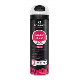 Traceur MARK & GO Éphémère blanc 500 ml SOPPEC