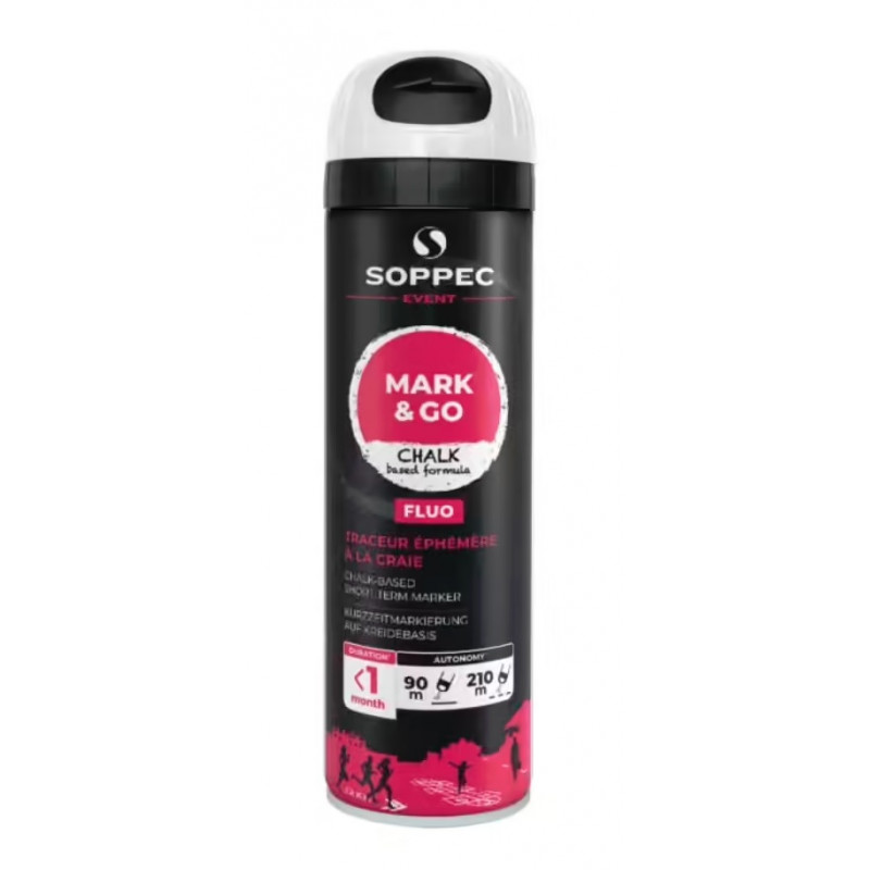 Traceur MARK & GO Éphémère blanc 500 ml SOPPEC