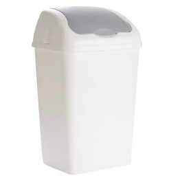 Poubelle plastique à couvercle basculant ALTHEA 35L