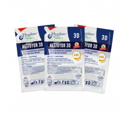 Dosettes 3D Détergent Surodorant Désinfectant NETTOYOR 20ml AMBIANCE Carton de 250 unités