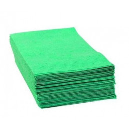 Lavette ajourée 80g/m² 36x50 Lot de 25 VERTE