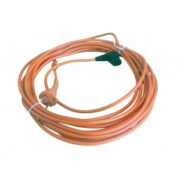 Câble alimentation 10m 2 fils avec plug pour aspirateur HITACHI