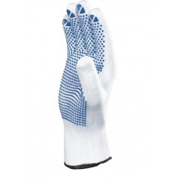 Gant mécanique Tricot Polyamide Blanc avec picots DELTA PLUS