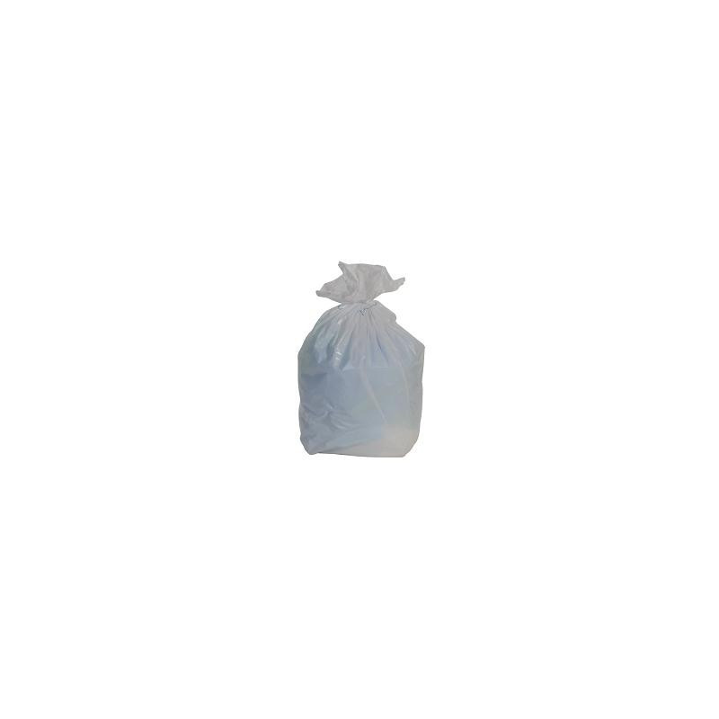 Sac poubelle blanc haute densité 20L 13µ rouleau de 50 sacs