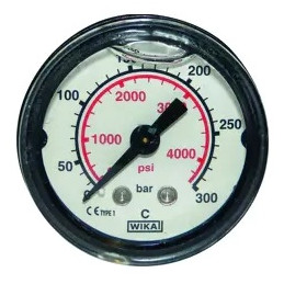 Manomètre de pression 0-300 bars de diamètre 40mm