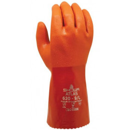 Gant SHOWA 620 PVC Orange Doublure coton Taille 9